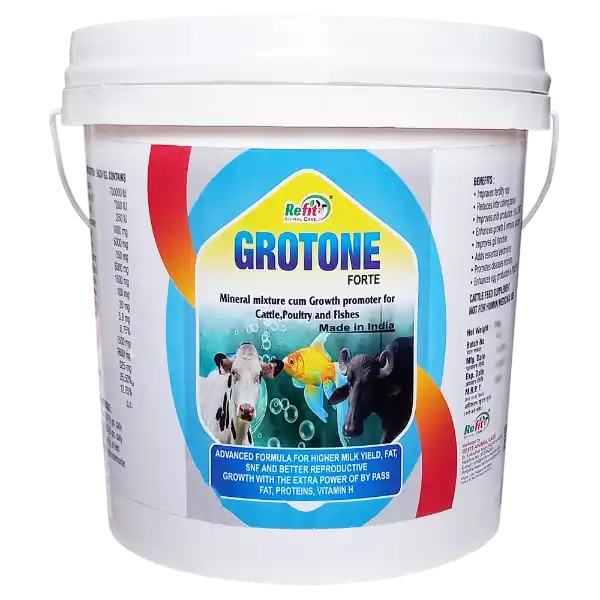Grotone Forte - Growth Promoter Mineral Mixture For Cattle, Poulty & Aqua - 10 Kg