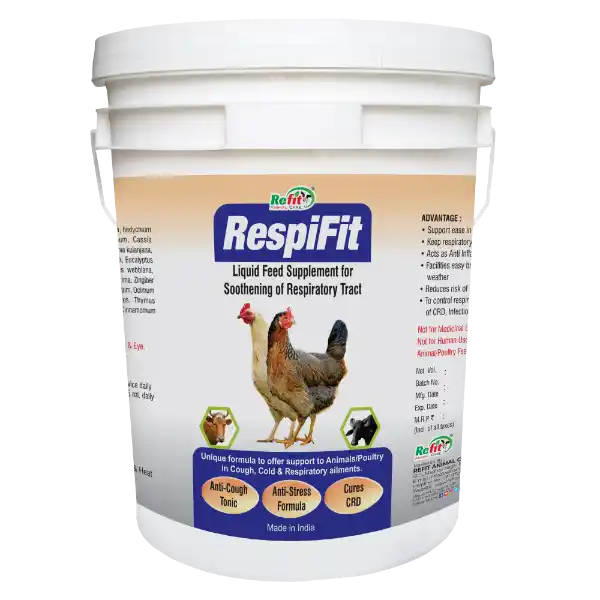 Respifit - Tonic For CRD Disease in Poultry & Cattle - 20 Ltr