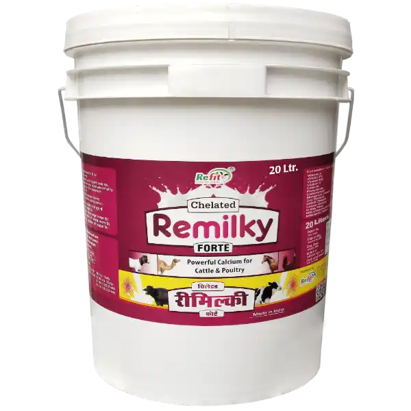 Remilky Forte - Chelated Liquid Calcium For Cattle - 20 Ltr