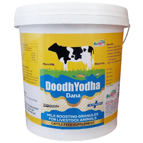 Doodh Yodha Dana - Milk Boosting Granules For Cattle - 10 Kg