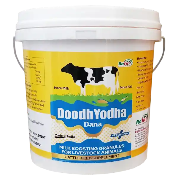 Doodh Yodha Dana - Milk Boosting Granules For Cattle - 5 Kg