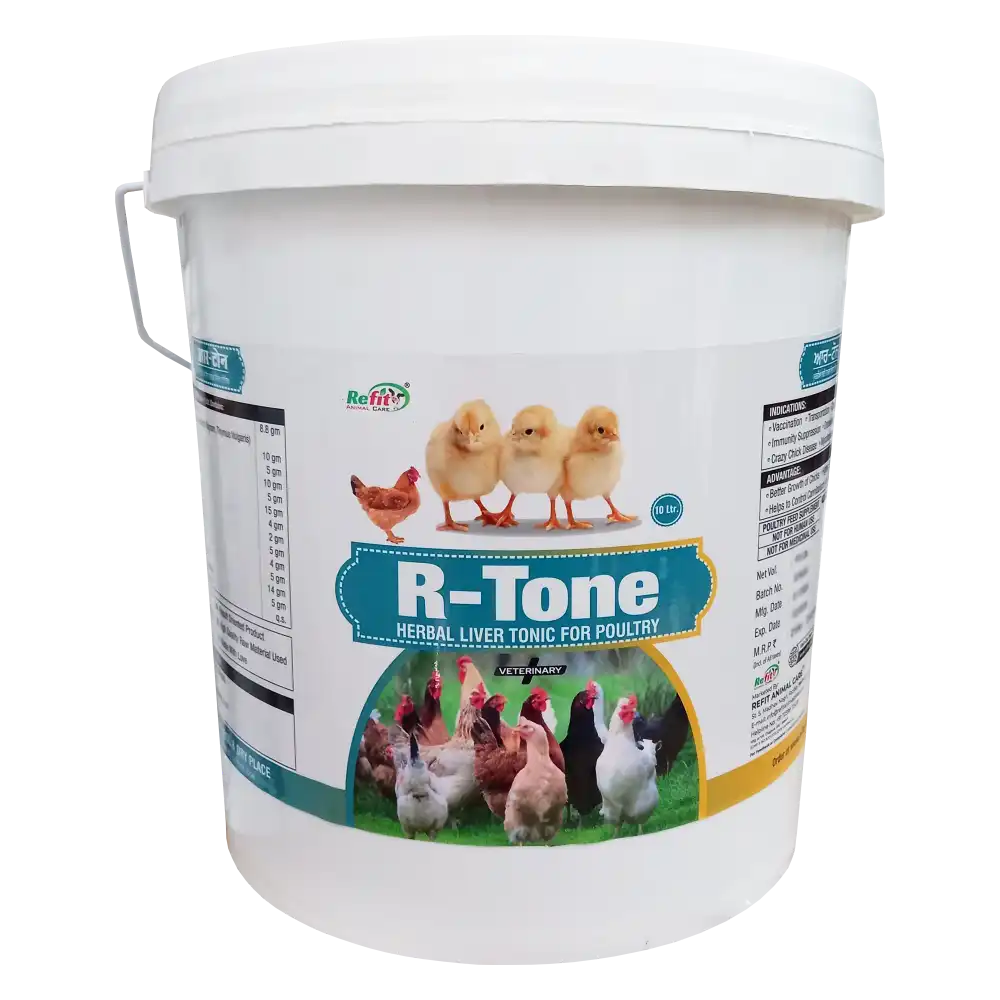 R-Tone - Herbal Liver Tonic For Poultry - 10 Ltr