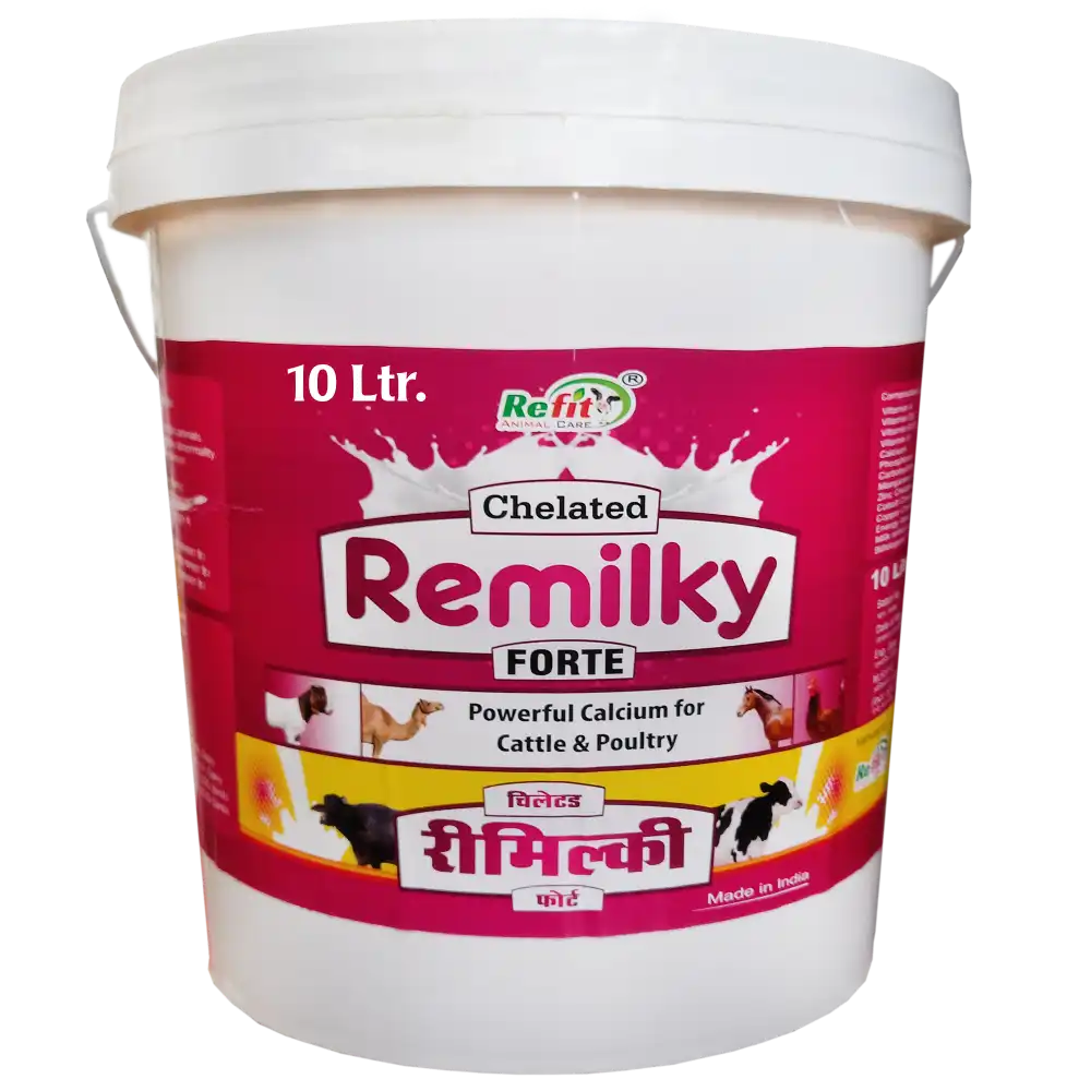 Remilky Forte - Chelated Liquid Calcium For Cattle - 10 Ltr