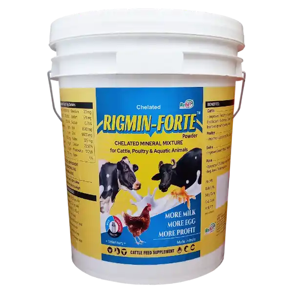 Rigmin Forte - Chelated Mineral Mixture For Cattle, Poultry & Aqua - 20 Kg