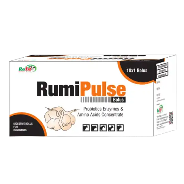 Rumipulse - Rumen Digestive Bolus For Cattle - 10 Bolus Pack