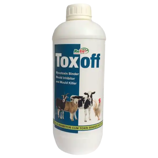 Tox Off - Toxin Binder Liquid For Cattle & Poultry - 1 Ltr