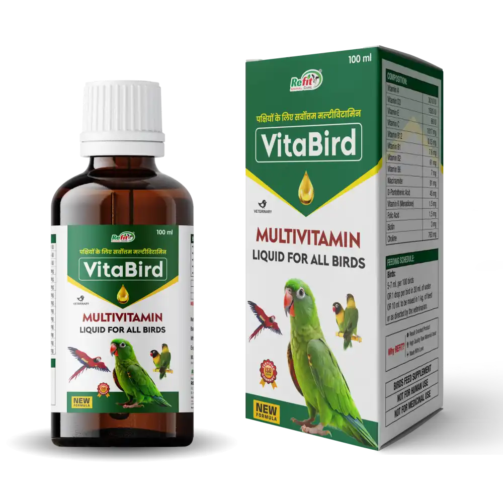 Vita Bird - Mulitvitamin Supplement For Birds - 100 ml
