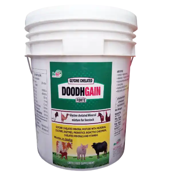 Doodh Gain - Glycine Chelated Mineral Mixture For Cattle & Poulty - 20 Kg