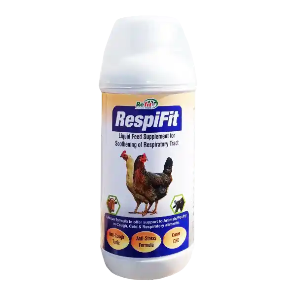 Respifit - Tonic For CRD Disease in Poultry & Cattle - 1 Ltr
