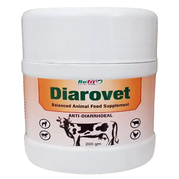 Diarovet - Anti-Diarrhoeal Powder For Cattle - 200 gm