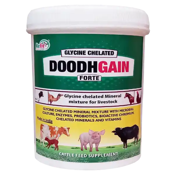 Doodh Gain - Glycine Chelated Mineral Mixture For Cattle & Poulty - 1 Kg