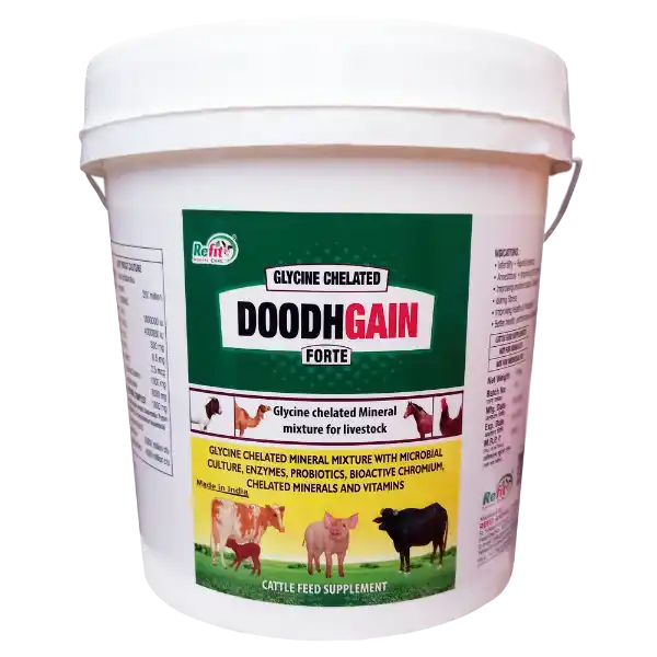 Doodh Gain - Glycine Chelated Mineral Mixture For Cattle & Poulty - 5 Kg