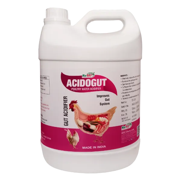 Acido Gut - Acidifier For Poultry - 5 Ltr