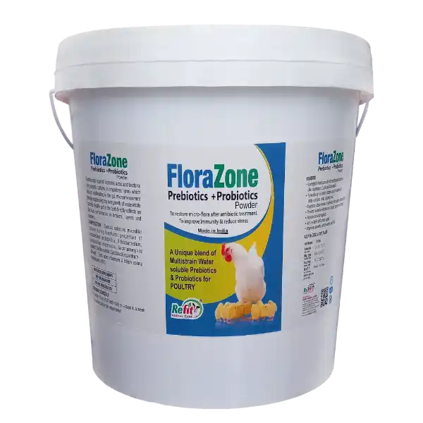Florazone - Prebiotics & Probiotics For Poultry - 10 Kg