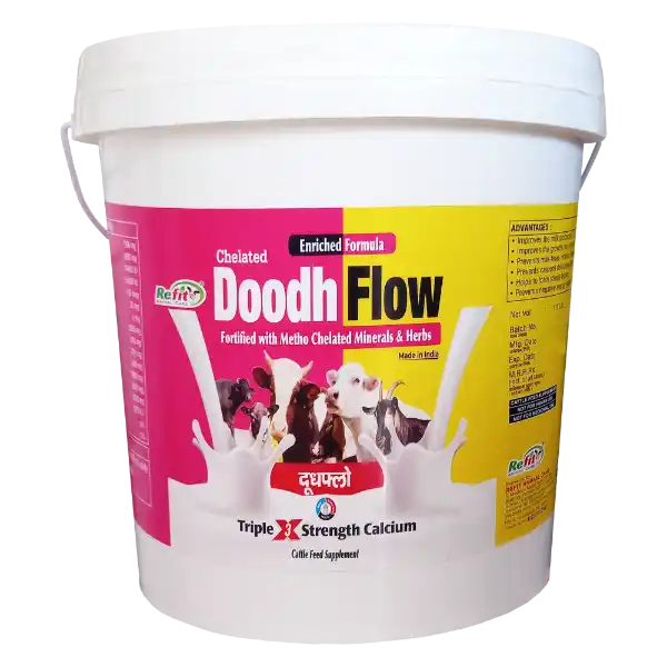 Doodh Flow - Triple Strength Calcium For Cattle - 10 Ltr
